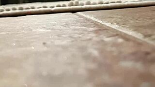 Is the horny wife caught giving her pussy a blast again? Yes, and it's hot!