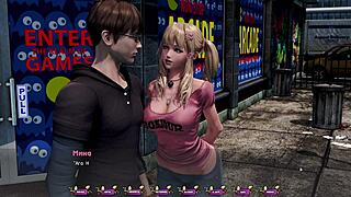 Hey, check out this anime gameplay with big tits licking and orgasms! 😏