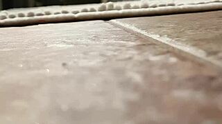 Is the horny wife caught giving her pussy a blast again? Yes, and it's hot!