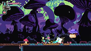 Flip Witch Pixel Hentai Game Ep 14: Hot Monster Girl Femdom Drains His Balls