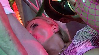 Blond Babe Double Penetration Gangbang