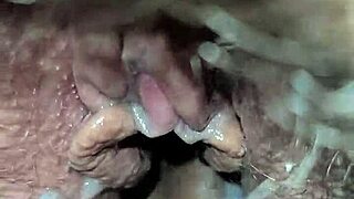 Pulsating double creampie with asian pussy