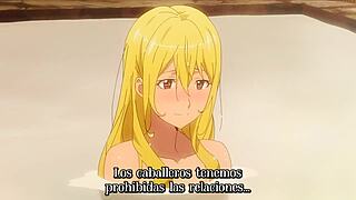 Hentai action in Gate Jieitai Kanochi episode 09.