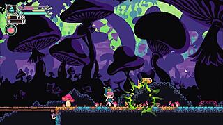 Flip Witch Pixel Hentai Game Ep 14: Hot Monster Girl Femdom Drains His Balls