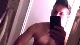 College boy's big dick solo play