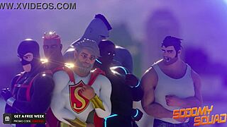 Gay Heroes Super Group Suck And Fuck Bareback!