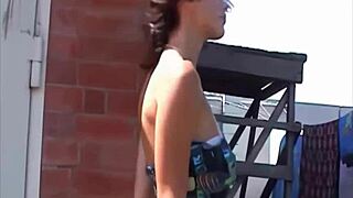 18 Year Old Tamara Strips Topless for Instant Hard-On