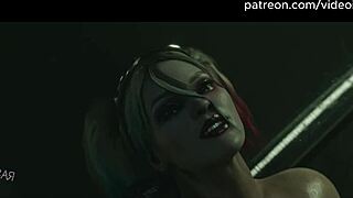 Harley Quinn Creampie Squirt in 3D Hentai 😍