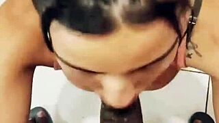 Real homemade video of my girlfriend giving me a blowjob
