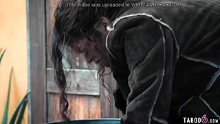 Street Girl Victoria Voxxx Finds Used Condom in Husband's Trash Before Rough Riding