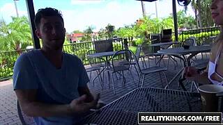 Melissa Moore and Seth Gamble dive into hardcore muff diving on 8th Street