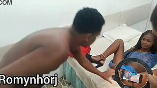 Iza Black's First Porn: Skinny Girl Sits Firmly on Big Cock.