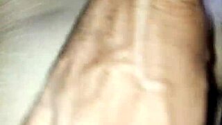 model explores intimate anal activity in homemade setting