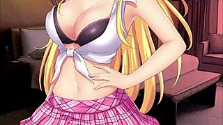 my neighbor is a yandere in this anime game