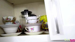 Riley Reid's naughty family encounter with her stepsister