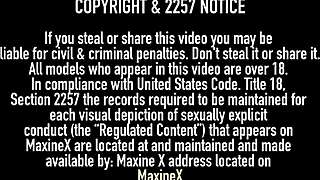 Watch busty maxine x scream while fucking her clit with vibrator!