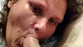 Stacy Sucked Your Cock and Gets Fucked Missionary with Cum on Face!