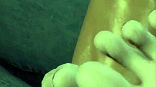 Tricky pov cartoon features striptease dancing with clothes ripped off.