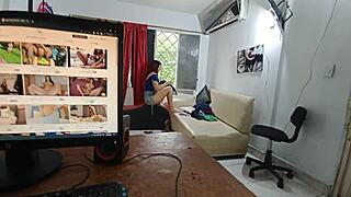 homemade sex with my colombian stepsister, she's the best for masturbating