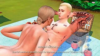 sunbathing snapshot - 3d hentai - preview version