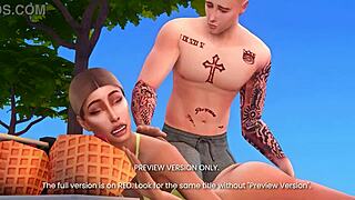 sunbathing snapshot - 3d hentai - preview version