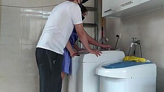 i can't believe my married brazilian teased the repair guy with her robe!