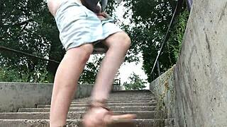 uhh, stuffing undies while masturbating, so kinky, ya know?