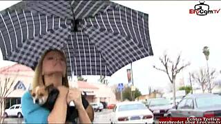 blonde mature with huge natural boobs craves bbc in wild interracial banging