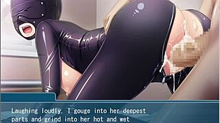 Cosplay Girl M Trains in Bondage for Anime Date