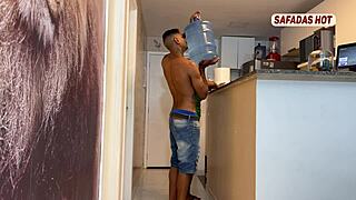 she said, 'the hot one sucked the water delivery guy.'