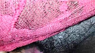 Getting ready for bed by tasting that wet ebony pussy 😋