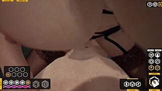 Dr. Anya vs Dreamer in fallen doll with intense desk riding scenes