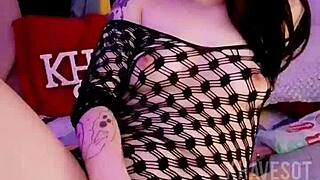 Watch Khavesot Ride with Passion in Fishnets!