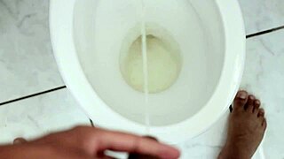 Intense solo gay masturbation session