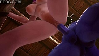 blue man fucks elf in warcraft parody