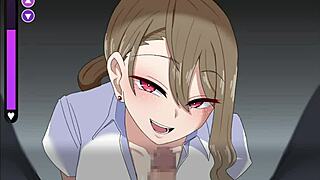 Confession game in hentai anime style 😊