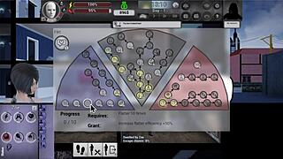 3D animated hentai with big tits and blowjob scene