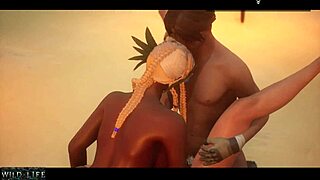 Guy bangs two hot sluts outdoors in wild public action.