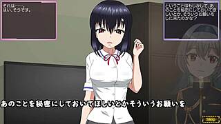 Toyed Girl in Hentai Game with Groping and Big Tits
