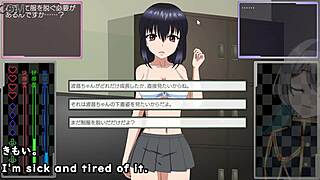 Toyed Girl in Hentai Game with Groping and Big Tits
