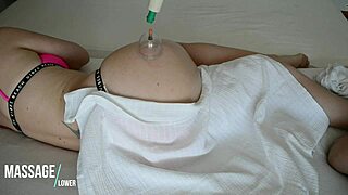 Damn! Vacuum Massage on Hot European Babe's Booty