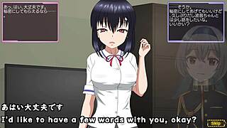 Toyed Girl in Hentai Game with Groping and Big Tits