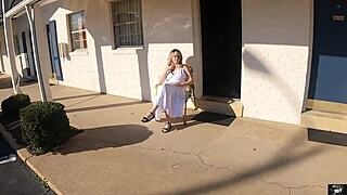 I creampied my favorite step-sister Barbara with cum in mouth and fingering.