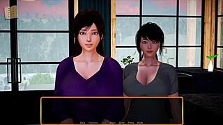 Detailed Erotic Hentai Family Scenes in Anime Cartoon Style