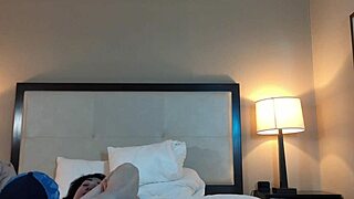 Licking the wet and shaven pussy of a small woman