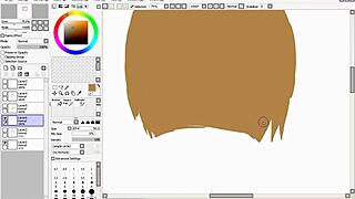 hentai speed drawing part 3 flats shading big tits