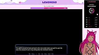 vtuber lewdneko casually plays harem hotel part 22 with some cartoon dating vibes