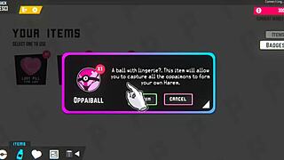 Hentai game with sex battles and ripped clothes