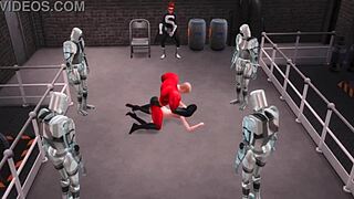 The Incredibles in a steamy family affair in The Sims 4