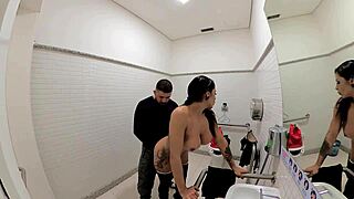 Hey, wanna see Jade cosplay banging in bathroom this Halloween?